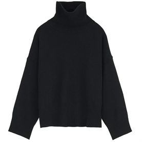 Skall Studio Silene T-neck Strik, Sort